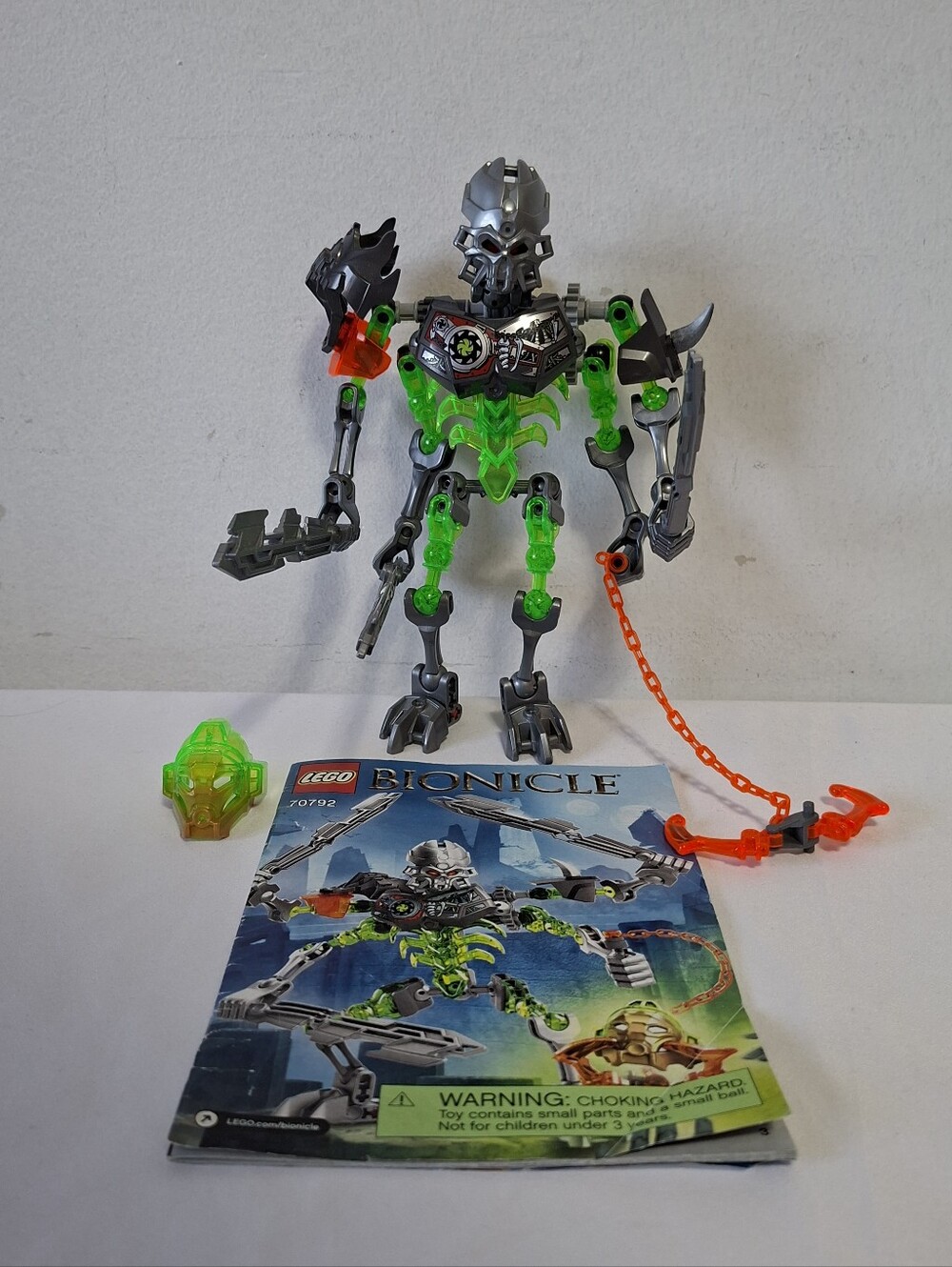 Skull Slicer #70792 Complete Lego Bionicle Figure
